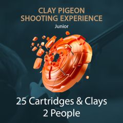 Junior 25 Clay Pigeon Shooting Experience 2 People